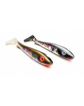 SVARTZONKER MCRUBBER FLASH 21CM BALTIC HERRING & GOLDEN BREAM