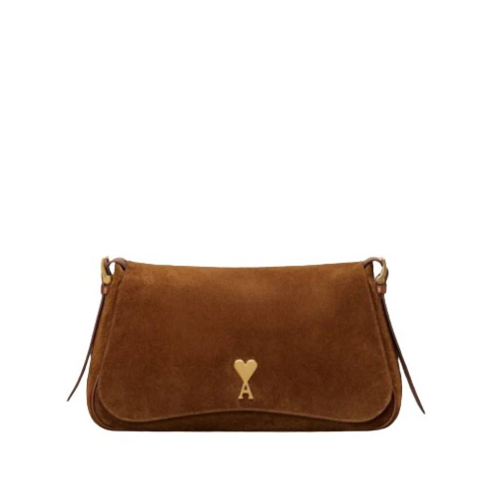 Ami Paris Paname Paname Skuldertaske - Tasker - Dame - Brun - ONE SIZE - Uld