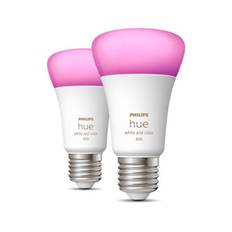 Philips Hue Color E27 9 Watt 2 Pak