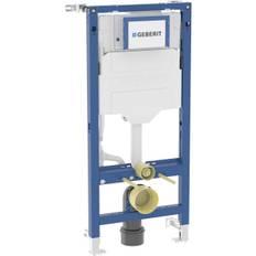 WC-Fixtur för Vägghängd Toalettstol Geberit Duofix Element, 112 cm, Med Sigma Inbyggnadscistern 12 cm, PEX-anslutning