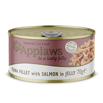 Applaws - 24 x Wet Cat Food in Jelly 70 g - Tuna-salmon