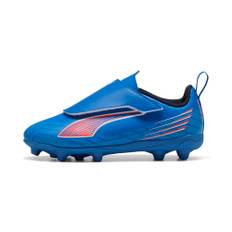 PUMA ULTRA 6 PLAY FG/AG Football Boots Kids, Shoes, Ultra Blue/White/Glowing Red, 26