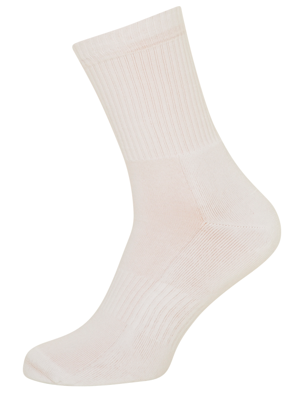 Hvide tennissokker, str. 35-38.