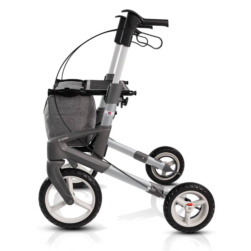 Topro Olympos ATR off-road | Terrængående rollator - Olympos M - Sort
