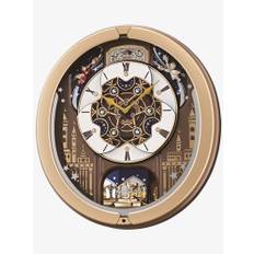 Seiko Clocks Gold Melody In Motion Musical Wall Clock QXM350G