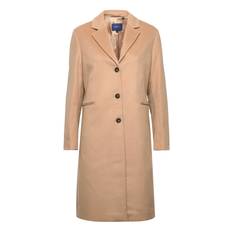 GANT Wool Blend Tailored Coat Beige