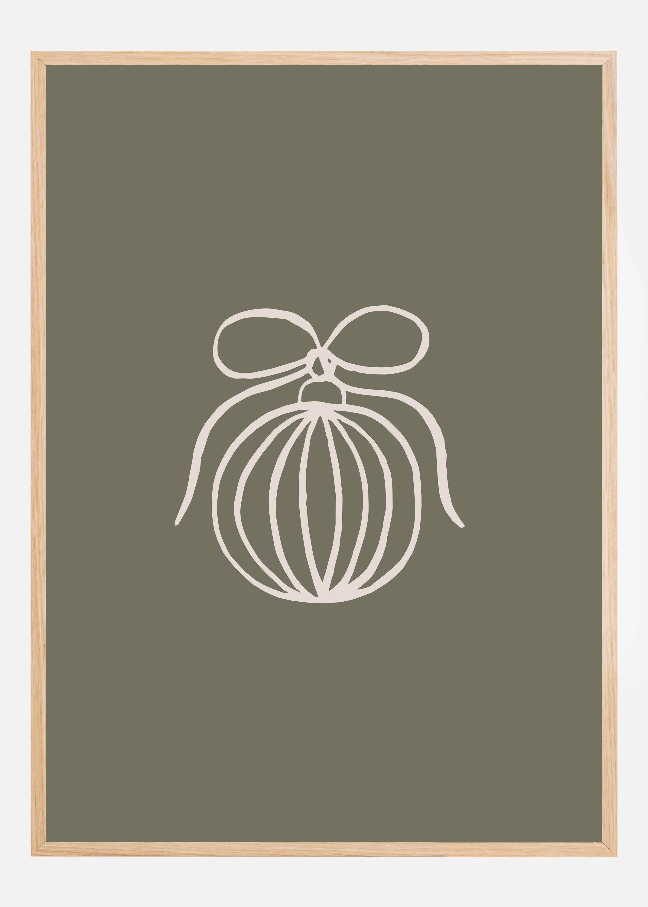 Elegant Christmas Ornament Poster (30x40 cm)