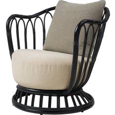 Gubi - Grace Loungestol Outdoor / Lorkey 41 / Lorkey 43 - Svart