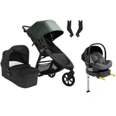 Baby Jogger City Mini GT 2.1 Duovagn inkl. Beemoo Route Babyskydd & Bas, Briar Green/Mineral Grey