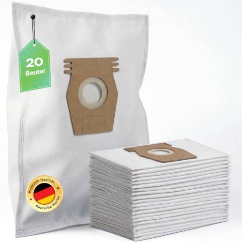 Erenbach | 20 dammsugarpåsar lämpliga för Miele TU CO Pure för serien Guard L1, M1, S1 S8380, Parquet Flex, Cat & Dog, Swirl M60, inkl. 2 mikrofilter