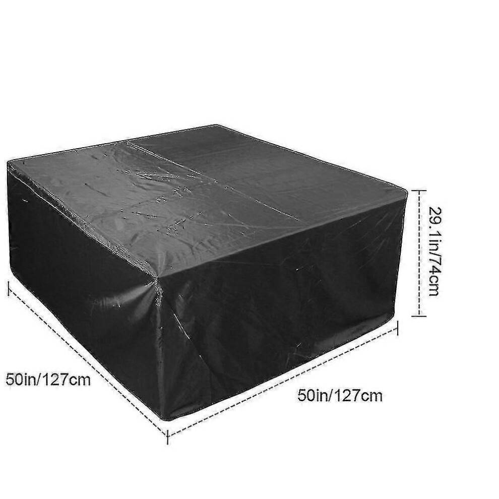 127*127*74cm Patio Furniture Covers, Furniture Covers 210d Duty Oxford Fabric
