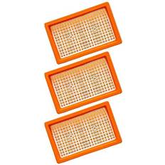 3 x platta veckade filter för Kärcher multifunktionsdammsugare och våt/torr dammsugare MV4 MV5 MV6 WD4 WD5 WD6 | som 2,863-005.0 WD 4-6 och MV 4-6