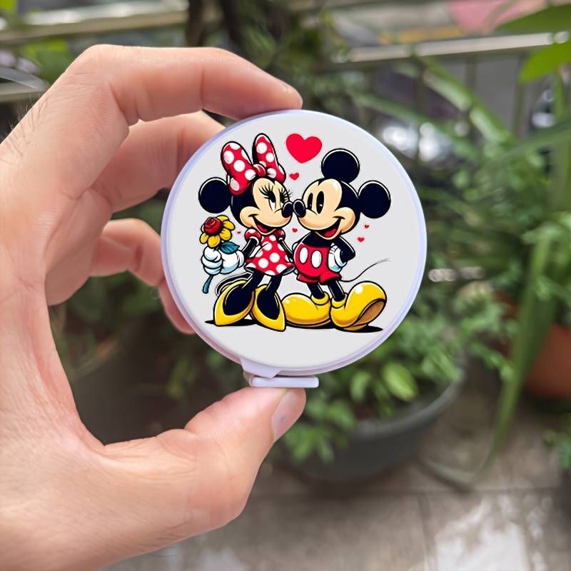 TEMU 1pc Plastic Tape Measure, 59.06 Inches, Clothing Measuring Tape, Cute Mini Soft Tape Measure, Automatic Retractable F-jc01