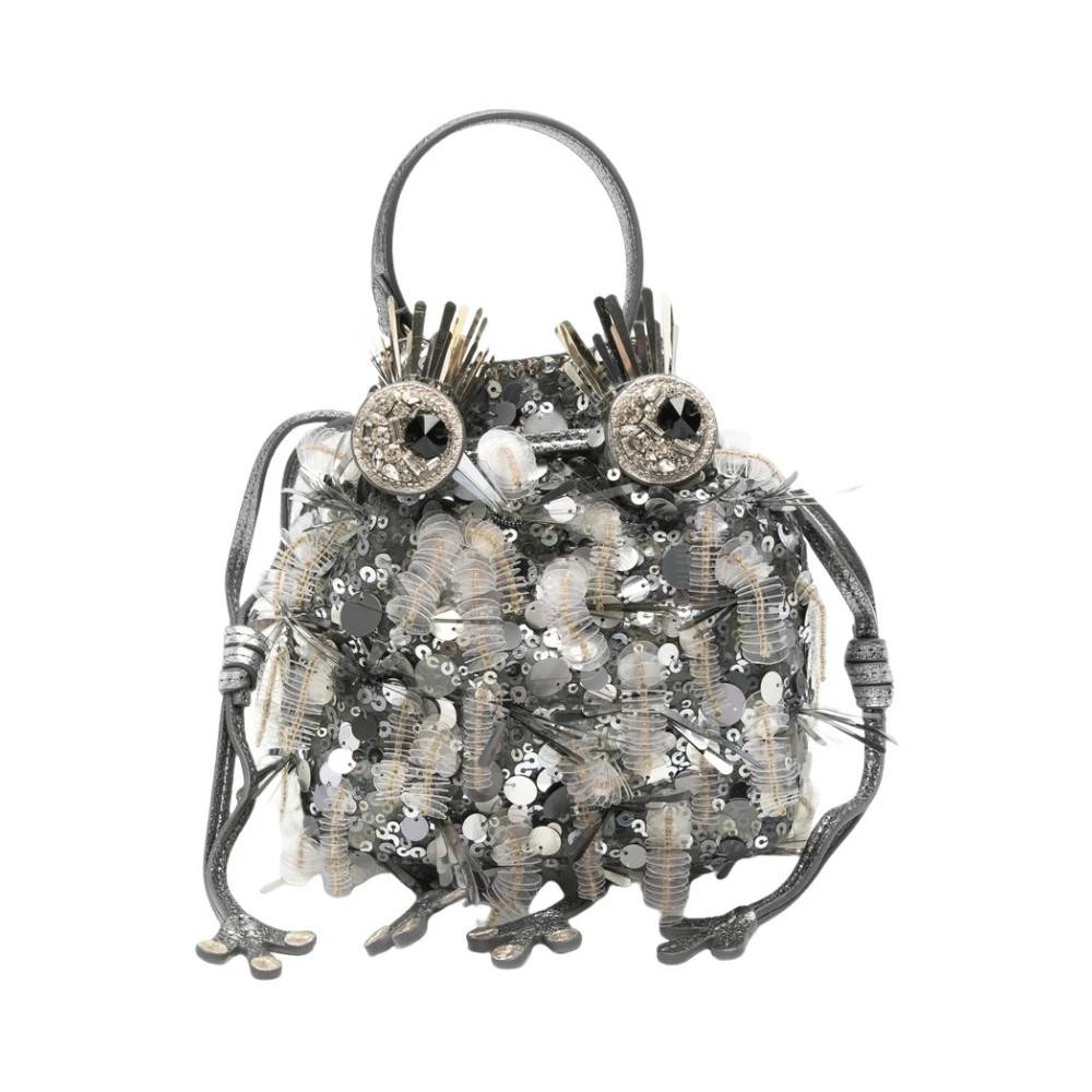 Anya Hindmarch Monster Motif Håndtaske - Tasker - Dame - Grå - ONE SIZE -