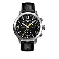 Tissot herr PRC 200 rostfritt stål sportklocka svart T0554171605700, Svart, Kronograf, kvartsrörelse