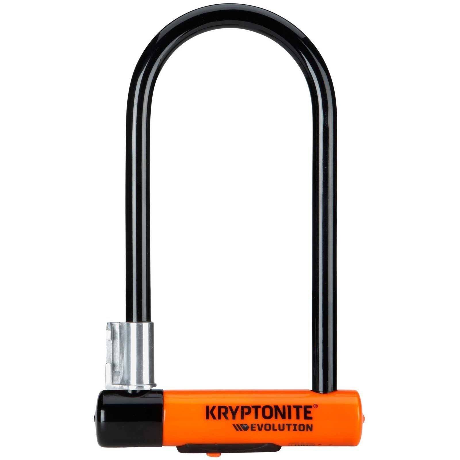 Kryptonite Evolution Standard U-Lock With Flexframe Bracket Sold Secure Diamond