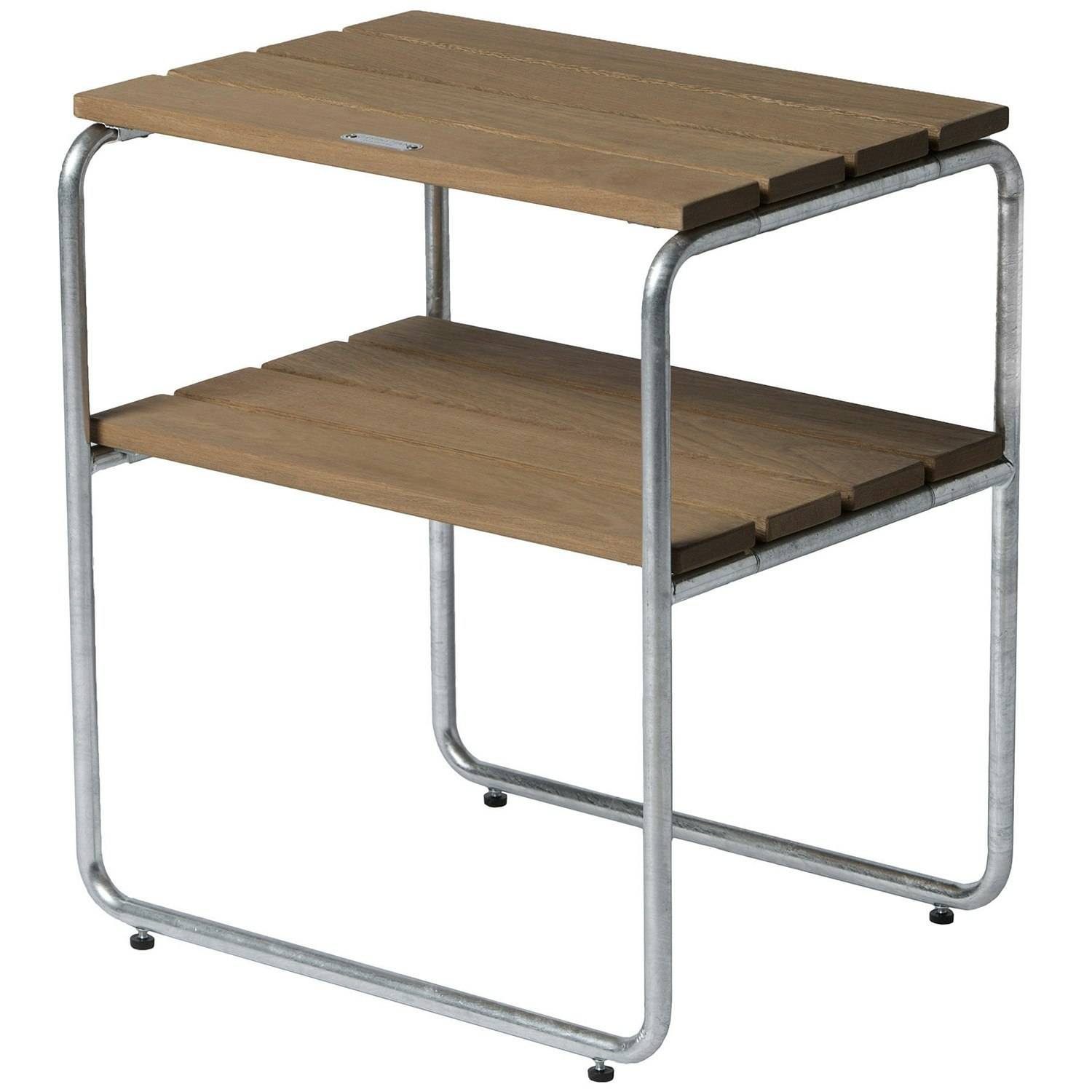 Grythyttan Stålmöbler L45 Sidobord Oljad / Varmförzinkat Stål - Sidobord & Småbord Ek Oljad Ek - 1019883