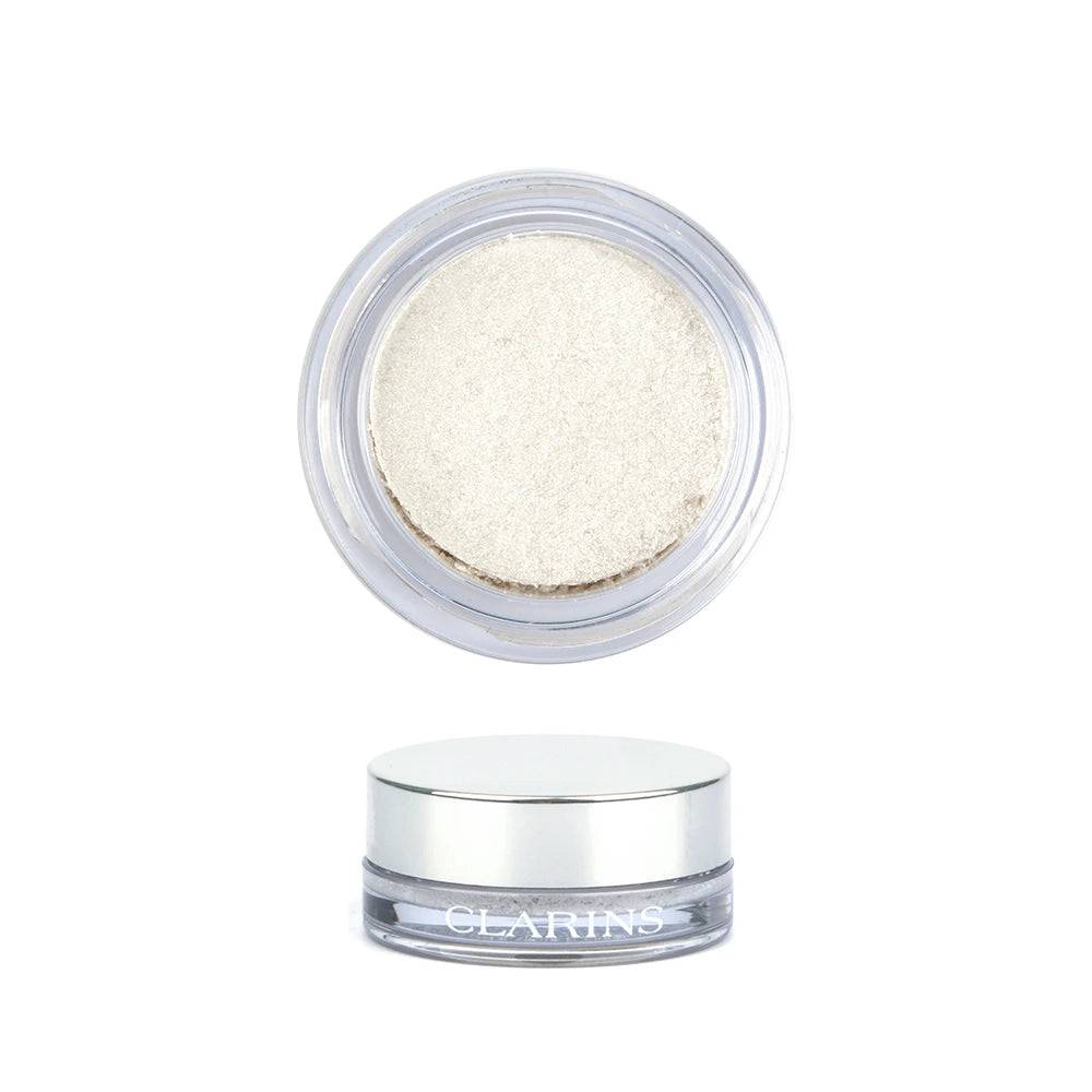 Clarins Ombre Iridescente kräm-till-puder-ögonskugga 08 Silver White 7 g Tester