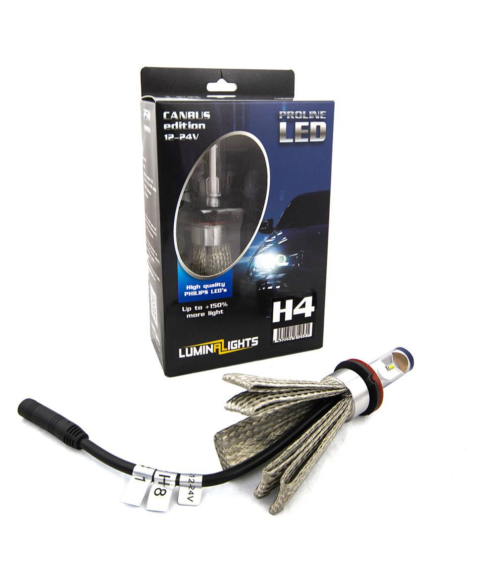 LED-konverteringskit, PROLINE, H4/H7 Philips LED, 3900lm, 1kpl
