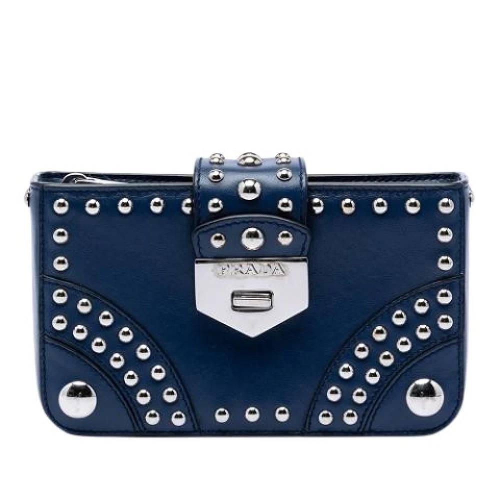 Prada Vintage - Pre-owned Nitar Läder Koppling Vintage - Dam - ONE Size - Läder