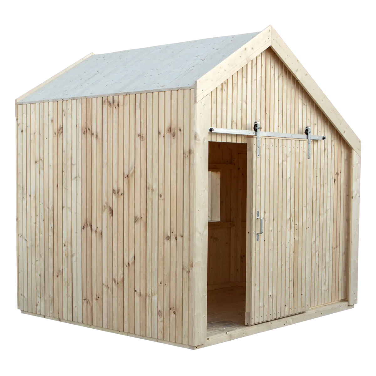 Plus Cozy Legehus 184×208 cm m/bænk ubehandlet