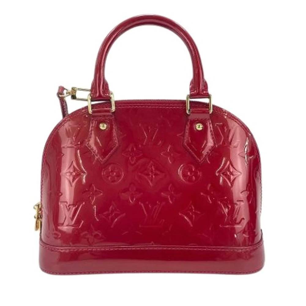 Louis Vuitton Vintage Pre-owned Vintage Canvas Håndtaske - Vintage - Dame - Rød - ONE SIZE -
