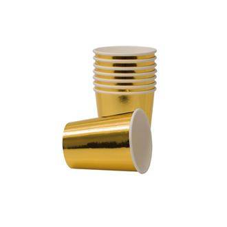 Pappersmuggar Guld, 8-pack