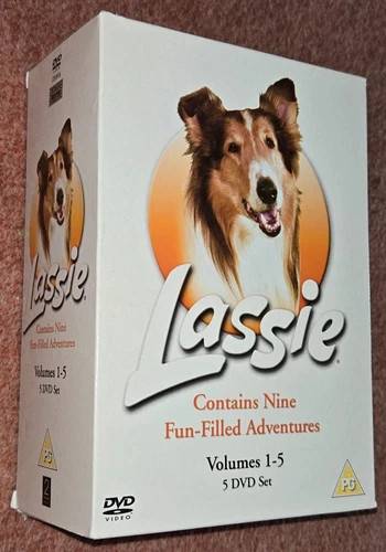 LASSIE VOL 1-5 DVD BOXSET - 9 spillefilm