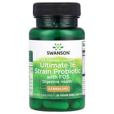 Swanson  Dr. Stephen Langer's Ultimate 16 Strain Probiotic with FOS  30 Veggie EMBO Caps® AP