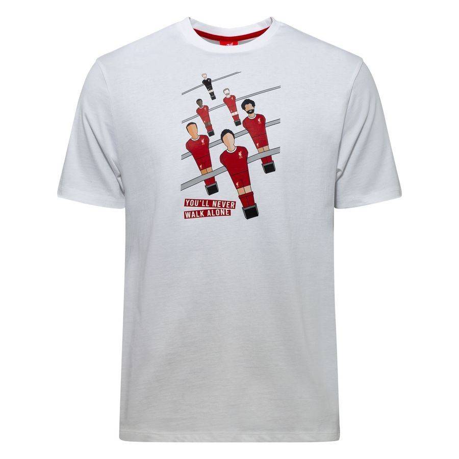 Liverpool T-Shirt Player - Hvid/Rød Børn - Liverpool FC