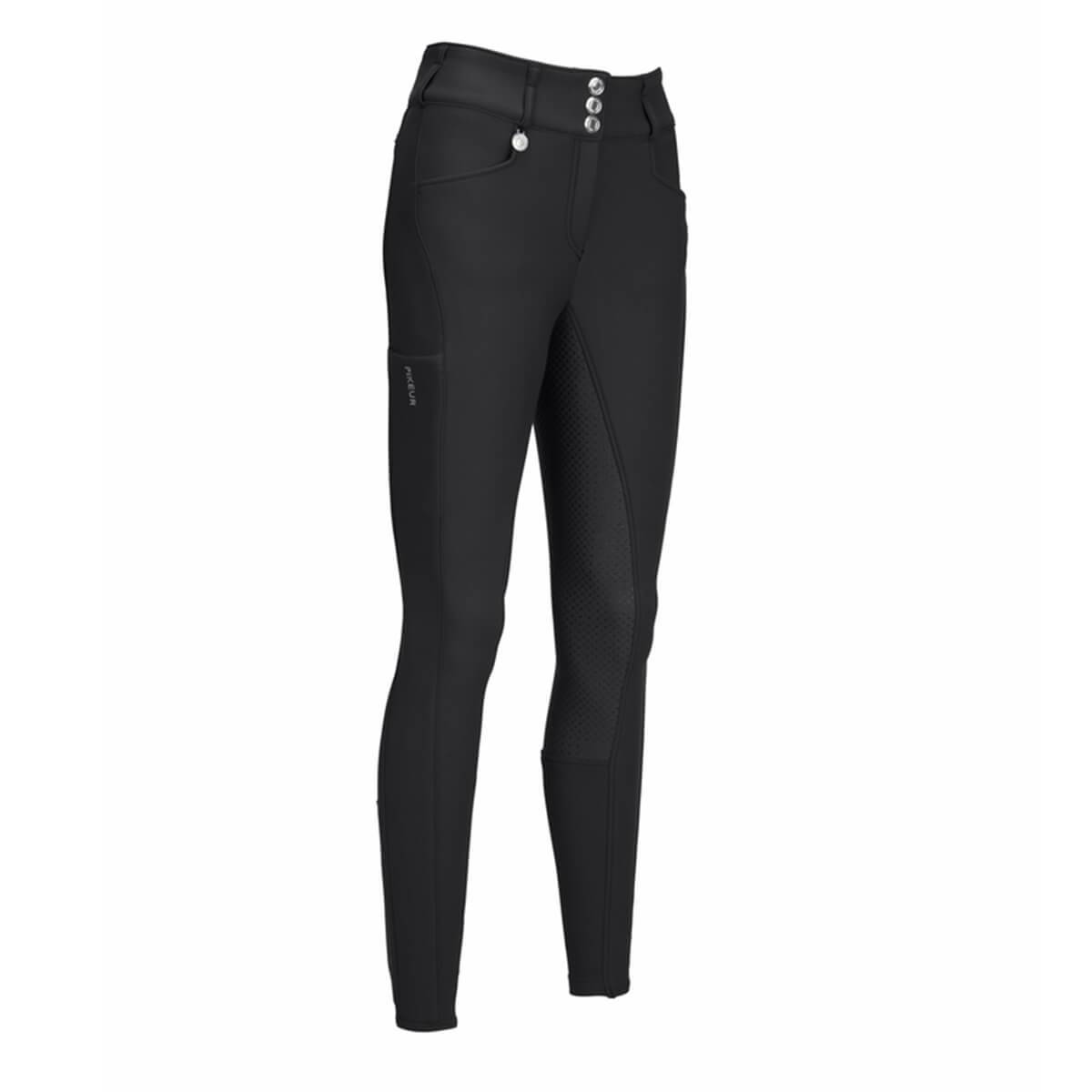 Pikeur Candela softshell ridebukser m. full grip | Sort str. 88 (44).