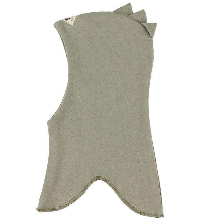 Racing Kids Elefanthue - 2-lags - Dusty Green m. Takker - Racing Kids - 4-6 år (104-116) - Elefanthue - dobbelt