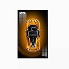 Displayvägg för Lego Technic McLaren P1 42172 grov strierad (endast skärmvägg) (3)