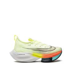 Nike - Air Zoom Alphafly Next% sneakers - dam - gummi/Tyg/Tyg - 5.5 - Gul