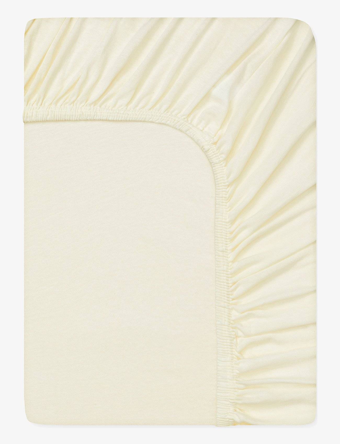 ENGHOLM TEXTILES Jersey Faconlagen | Cream | 140X220X45 cm