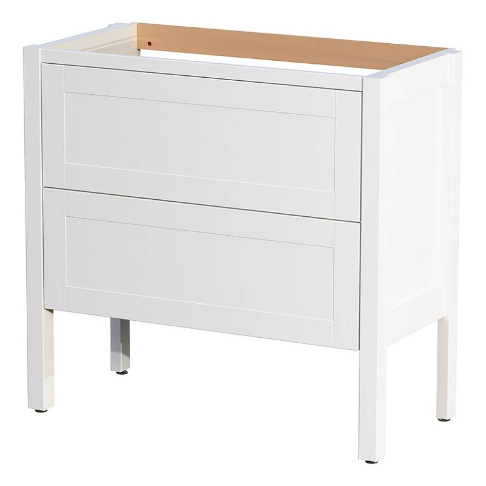 TVÄTTSTÄLLSSKÅP CAMARGUE FORS HÖG 2 LÅDOR 90CM SHAKER VIT
