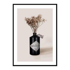 Dried Flowers Gin Bottle