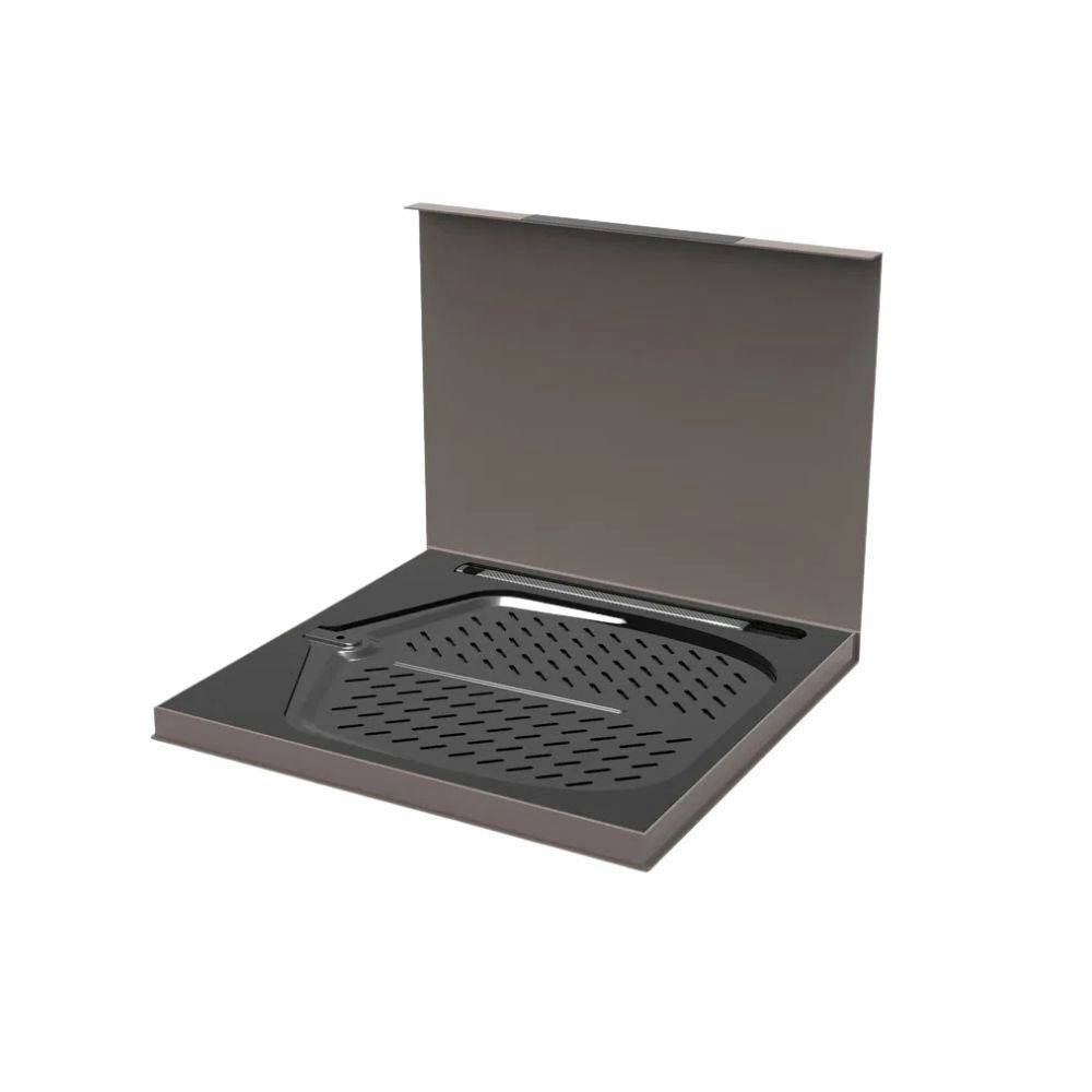 Witt Pizza peel 14" Pizzaspade Aluminium Premium Carbon Kort Black