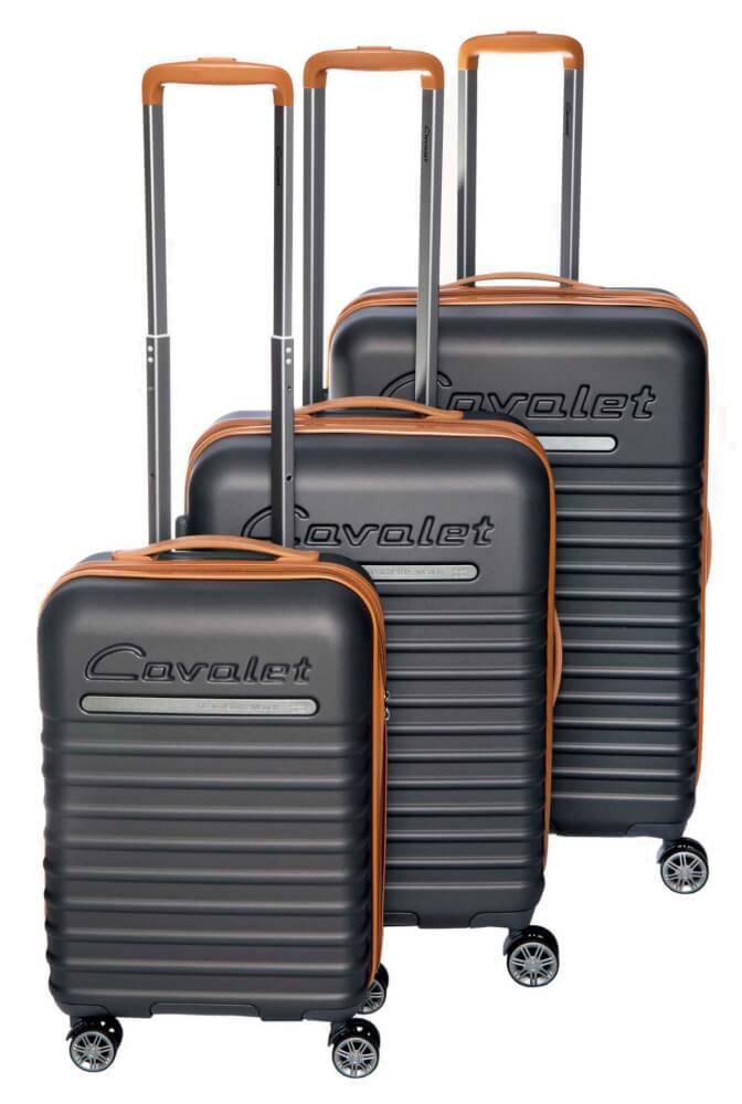 Cavalet Pasadena Resväska hjul 3-Set S M L Graphite