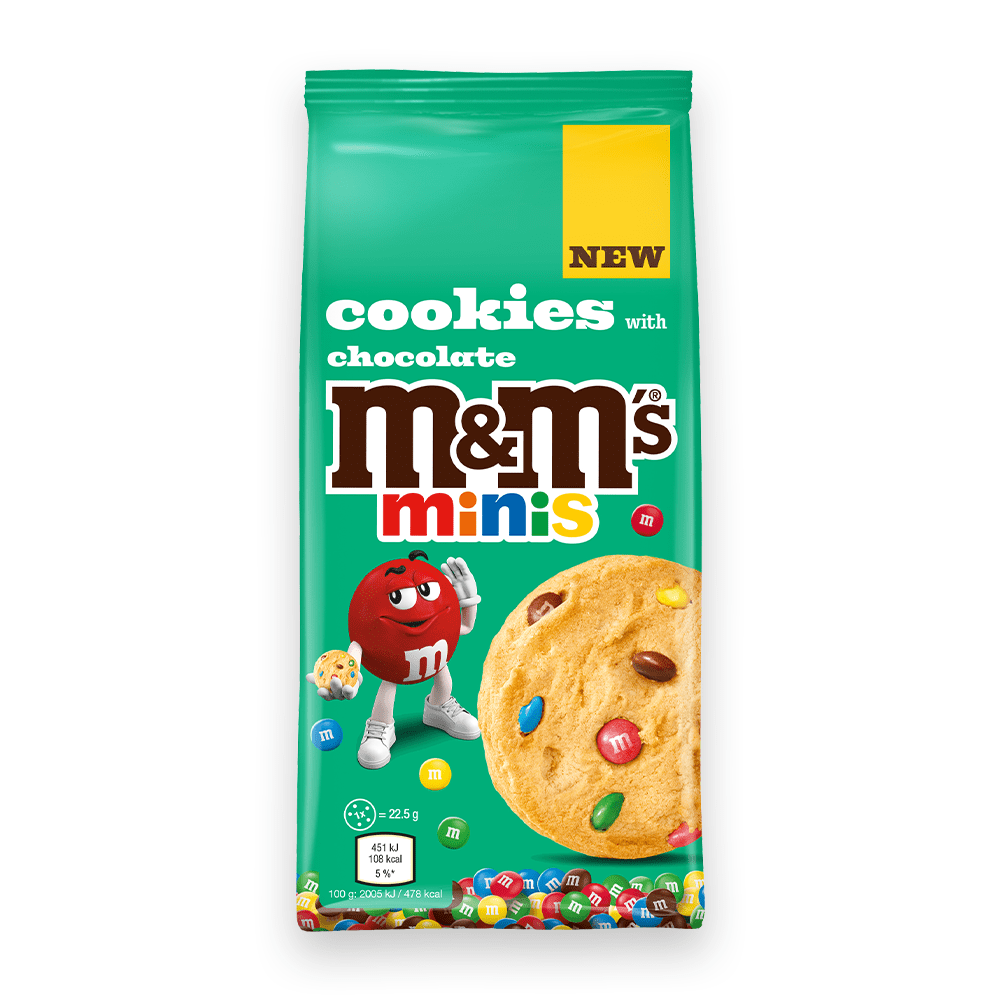 M&M's Cookies Chocolate Minis 180g