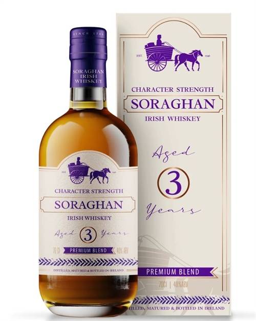 Soraghan 3 år Blended Irish Whiskey 40%