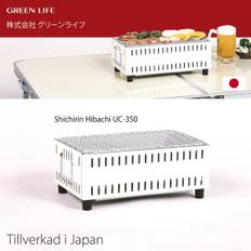 Green Life Japansk Bordsgrill Yakitori Grill Hibachi Vit Vit