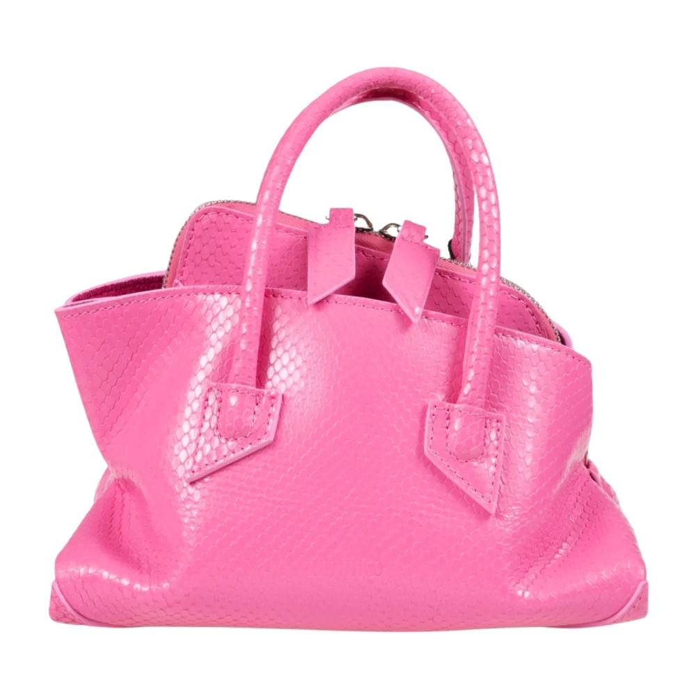 The Attico La Passeggiata Mini Top Handle Bag - Tasker - Dame - Lyserød - ONE SIZE - Uld