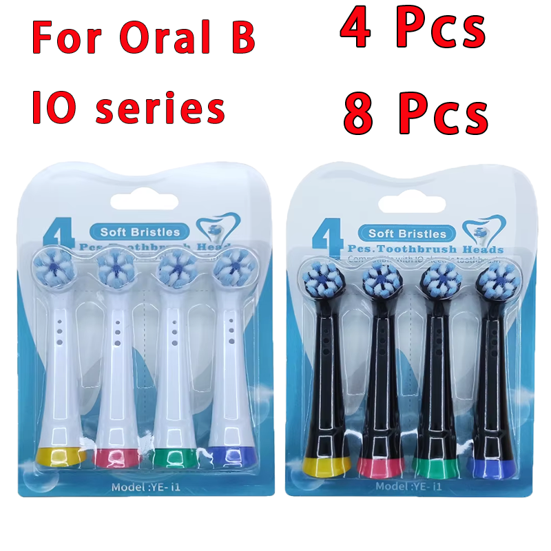 4 Pcs 8 Pcs Toothbrush head Suitable For Oral  B Io Series electric toothbrush Brush Head Precision Clean oral B toothbrush head