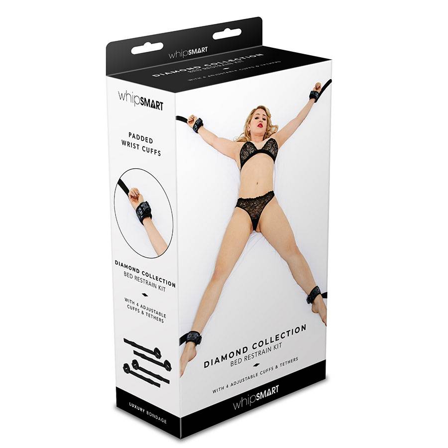 Diamond Bed Restraint Kit - Svart