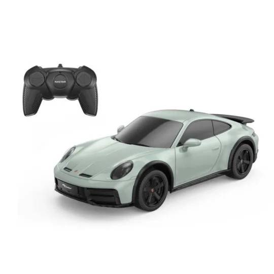 RASTAR 1:24 Porsche 911 Dakar Grøn R/C Rastar Fjernstyrede Biler 10140