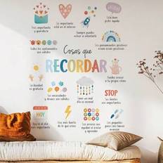 1 st 30*60 cm PVC avtagbar väggdekal, DIY tecknade element dekorativa klistermärken, lämplig för sovrum, vardagsrum, arbetsrum, matsal, badrum, väggde - Brun (30*60cm-YD218)
