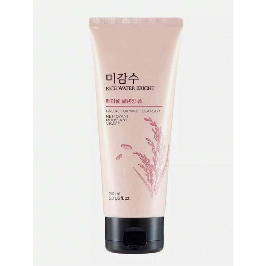 The Face Shop Rice Water Bright Skummande Rengöring 150ml,Ansiktsrengöring Med Ceramid