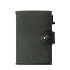 EDD. Rfid Leather/Alu Card Holder |Grön |One Size