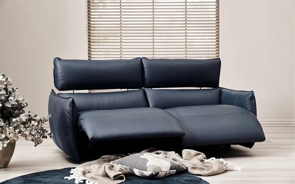 Natuzzi Editions C027 3 pers. sofa - Sort Madison anilinlæder